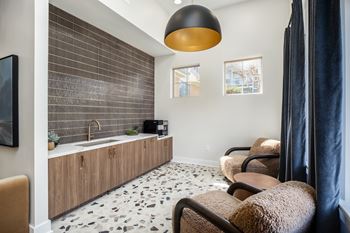 Brand new resident activity center with coffee bar and wi-fi