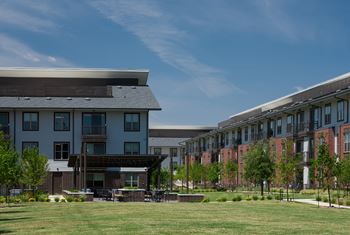 Green space courtyard