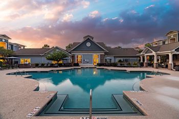 Resort-style pool and sundeck with wi-fi