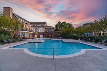 Resort-style pool with sundeck