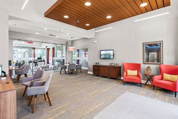 24-Hour clubhouse with coffee bar and wi-fi