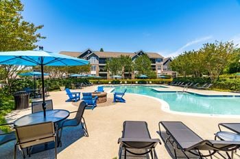 Resort-style pool with sundeck