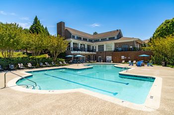 Resort-style pool with sundeck