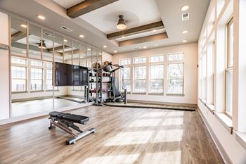 Yoga and cycling studio