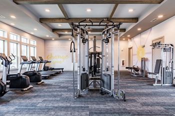 Cardio and strength training fitness center