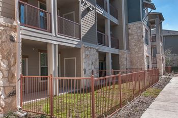 Available fenced-in yard!