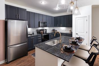Black matte stainless appliances*
