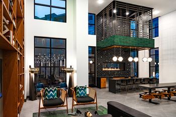 Resident lounge with kitchenette
