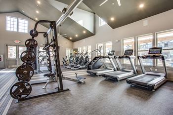 Cardio and strength training fitness center