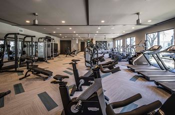 Cardio and strength training fitness center