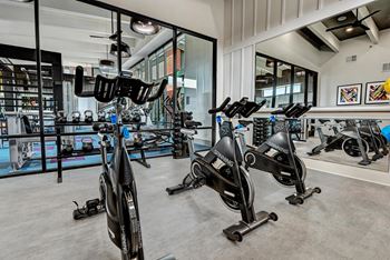 24-Hour cycling and yoga studio