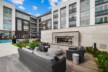 Fire pit with cozy seating