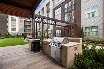 Bbq grilling area