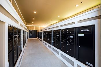 Package lockers with cold storage