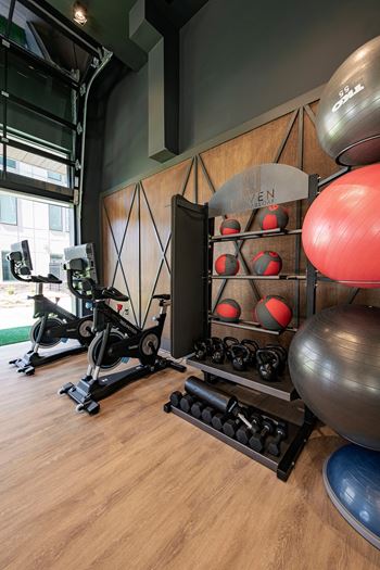 24-Hour cardio and strength training fitness center with yoga studio