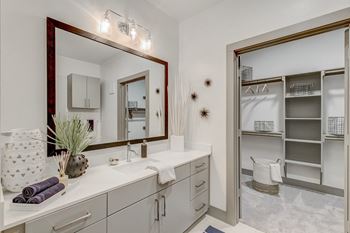 Garden soaking tubs with ceramic subway tile surround