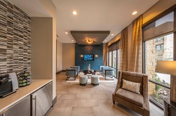 Resident lounge with refreshments