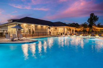 Resort-style swimming pool and sundeck