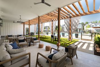 Outdoor entertainment pavilion