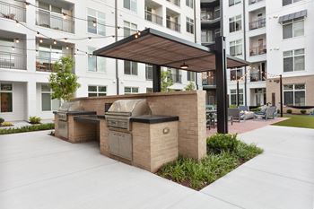 Outdoor grilling stations