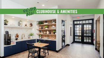 24-Hour clubhouse with coffee bar and wi-fi