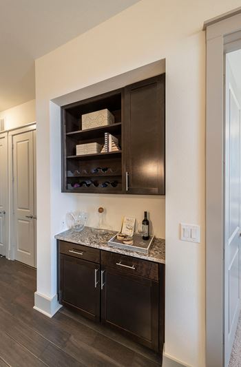 Smith model bar and wine rack