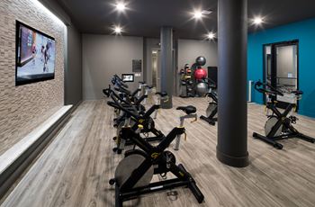 24-Hour cycling and yoga studio