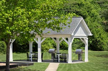 Picnic pavilion with grills