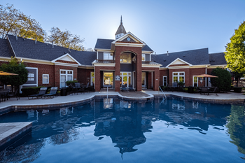 Resort-style pool with sundeck