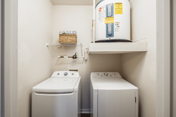 Washer/dryer included