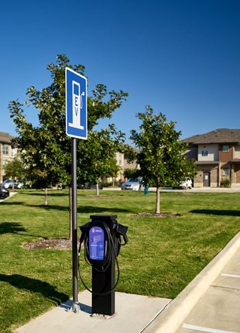 Electric car charging stations
