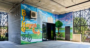 Bike storage and repair shop