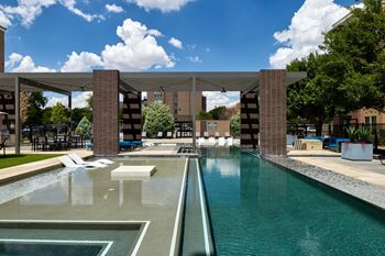 Resort-style pool and sundeck with wi-fi