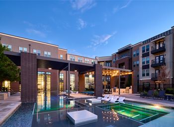 Resort-style pool and sundeck with wi-fi
