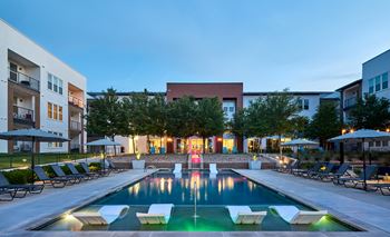Resort-style pool and sundeck with wi-fi