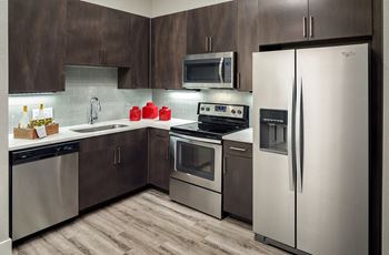 Warnell model kitchen with premium finish package