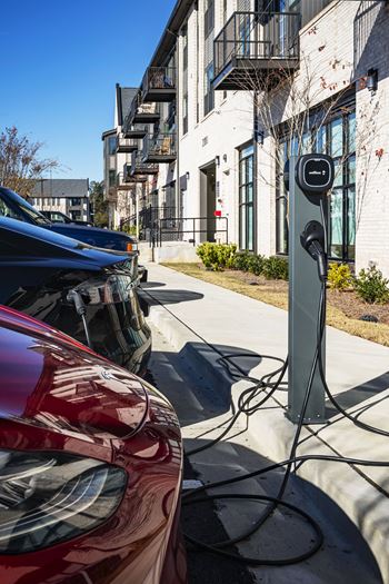 Rentable ev charging station