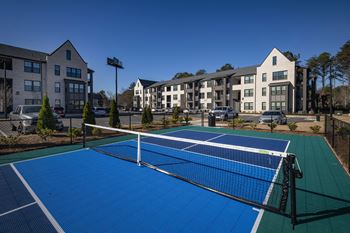 Regulation pickle ball court