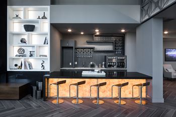 Clubhouse with coffee bar