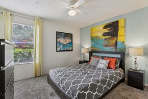 Orlando apartment for rent - Bedroom With Ceiling Fan at University Park Apartments, Florida, 32817