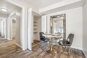 Ogden apartment for rent - A dining room with a round table and chairs. at Cliffs at Canyon Ridge, Utah, 84401
