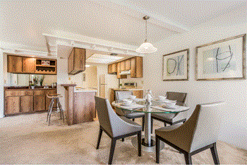 Kitchen and dining area