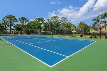Full size tennis court