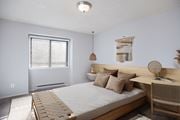 Fort Collins apartment for rent - Bedroom with a bed and a desk at Governor's Park, Fort Collins, 80525