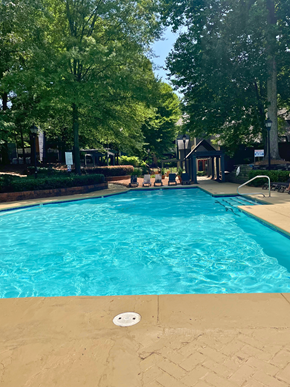 Greensboro apartment for rent - Swimming pool at The Pointe at Irving Park, Greensboro, NC, 27408