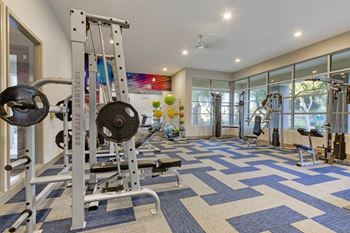 State-of-the-art gym and spin studio