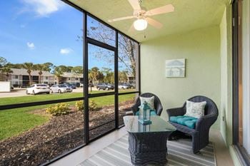 Screened in patio