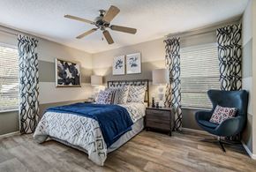 Sanford apartment for rent - Bedroom with Ceiling Fan at Sanford Landing Apartments, Sanford, FL 32771