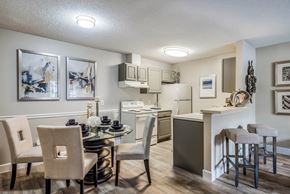 Sanford apartment for rent - Kitchen and Dining Area at Sanford Landing Apartments, Sanford, 32771
