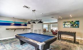 Sanford apartment for rent - Billiards Table In Game Room at Sanford Landing Apartments, Florida